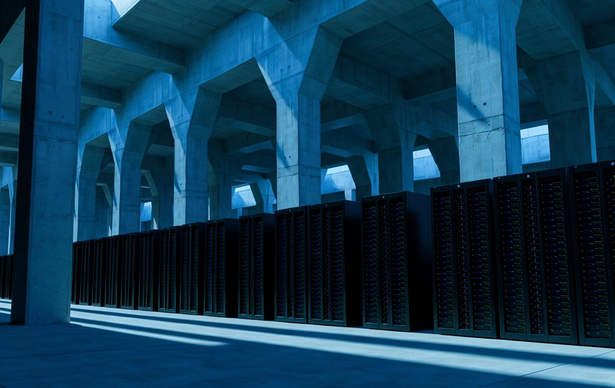 Brutalist server infrastructure